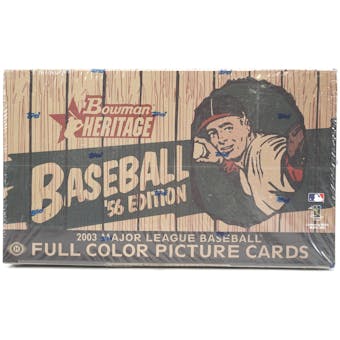 2003 Bowman Heritage Baseball Hobby Box (Reed Buy)