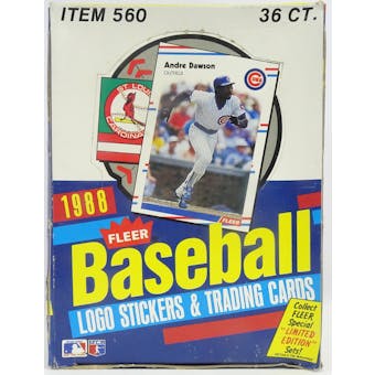 1988 Fleer Baseball Wax Box (Reed Buy)