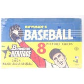 2004 Bowman Heritage Baseball Hobby Box (Reed Buy)