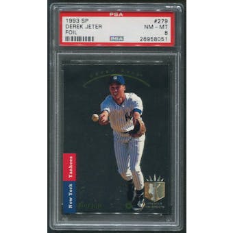 1993 SP Baseball #279 Derek Jeter Rookie PSA 8 (NM-MT)