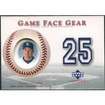 2003 Upper Deck Game Face Gear #JG Jason Giambi