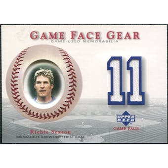 2003 Upper Deck Game Face Gear #RS Richie Sexson