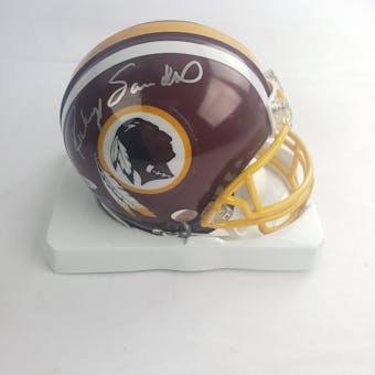Ricky Sanders Washington Redskins Autographed Football Mini Helmet TriStar COA 6204134 (Reed Buy)