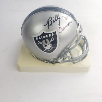 Billy Cannon Oakland Raiders Autographed Football Mini Helmet TriStar COA 3144135 (Reed Buy)