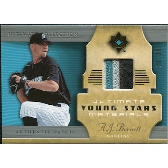 2005 Upper Deck Ultimate Collection Young Stars Materials Patch #AB A.J. Burnett /30