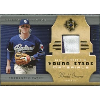 2005 Upper Deck Ultimate Collection Young Stars Materials Patch #KG Khalil Greene /30