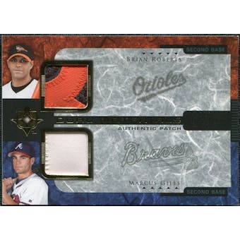 2005 Upper Deck Ultimate Collection Dual Materials Patch #RG Brian Roberts Marcus Giles 2/10