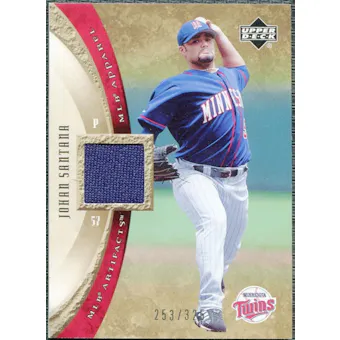 2005 Upper Deck Artifacts MLB Apparel #SA Johan Santana Jersey /325