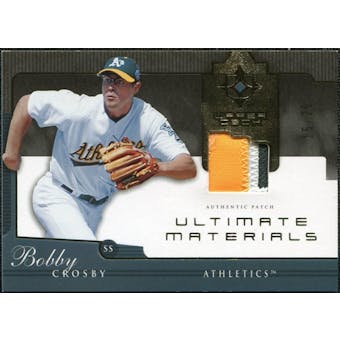 2005 Upper Deck Ultimate Collection Materials Patch #BC Bobby Crosby /25