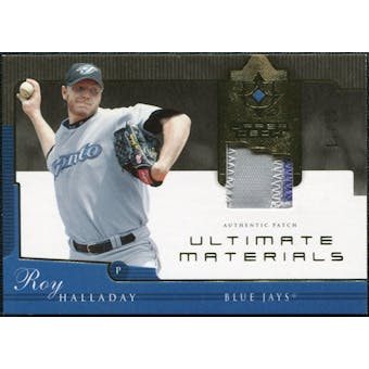 2005 Upper Deck Ultimate Collection Materials Patch #HA Roy Halladay /25