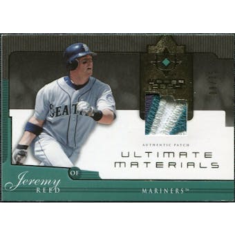 2005 Upper Deck Ultimate Collection Materials Patch #JR Jeremy Reed /25