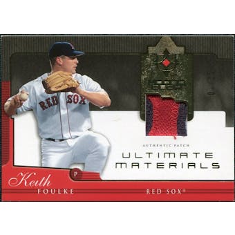 2005 Upper Deck Ultimate Collection Materials Patch #KF Keith Foulke /25
