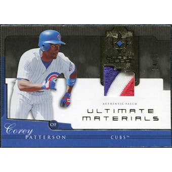 2005 Upper Deck Ultimate Collection Materials Patch #PA Corey Patterson /25