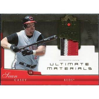 2005 Upper Deck Ultimate Collection Materials Patch #SC Sean Casey /25