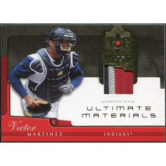 2005 Upper Deck Ultimate Collection Materials Patch #VM Victor Martinez /25