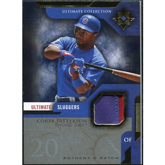 2005 Upper Deck Ultimate Collection Sluggers Patch #CP Corey Patterson /25