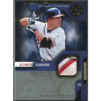 2005 Upper Deck Ultimate Collection Sluggers Patch #MG Marcus Giles /25