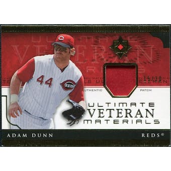 2005 Upper Deck Ultimate Collection Veteran Materials Patch #AD Adam Dunn /30
