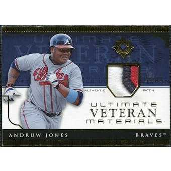 2005 Upper Deck Ultimate Collection Veteran Materials Patch #AJ Andruw Jones /30
