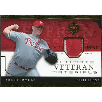 2005 Upper Deck Ultimate Collection Veteran Materials Patch #BM Brett Myers /30