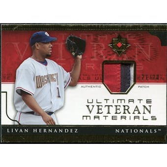 2005 Upper Deck Ultimate Collection Veteran Materials Patch #LH Livan Hernandez /30