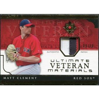 2005 Upper Deck Ultimate Collection Veteran Materials Patch #MC Matt Clement /30