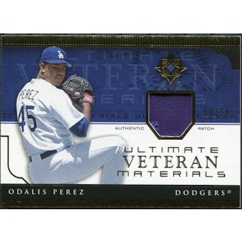 2005 Upper Deck Ultimate Collection Veteran Materials Patch #OP Odalis Perez /30
