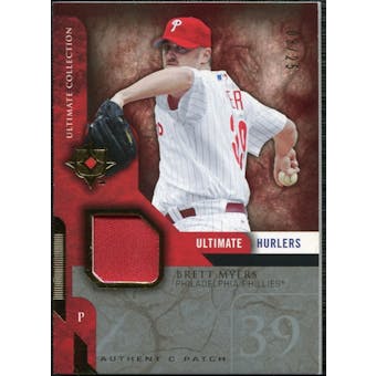 2005 Upper Deck Ultimate Collection Hurlers Patch #BM Brett Myers /25