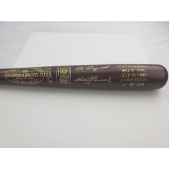 1948 Hall of Fame Induction Louisville Slugger Baseball Bat #/500 (Reed Buy)