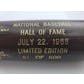 1968 Hall of Fame Induction Louisville Slugger Baseball Bat #/500 (Reed Buy)
