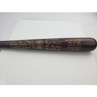 1970 Hall of Fame Induction Louisville Slugger Baseball Bat #/500 (Reed Buy)