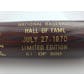 1970 Hall of Fame Induction Louisville Slugger Baseball Bat #/500 (Reed Buy)