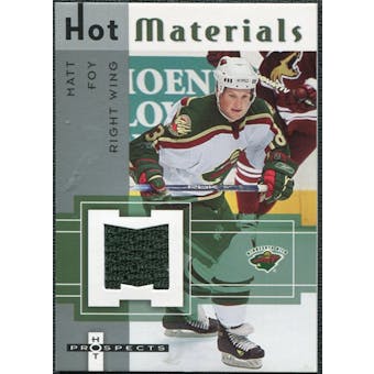 2005/06 Fleer Hot Prospects Hot Materials #HMMF Matt Foy