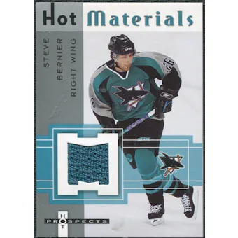 2005/06 Fleer Hot Prospects Hot Materials #HMSB Steve Bernier