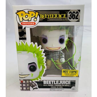 Beetlejuice Hot Topic L.E. Exclusive Funko POP Autographed by Michael Keaton