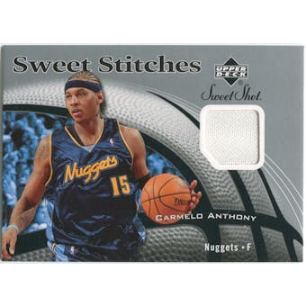 2006/07 Upper Deck Sweet Shot Stitches #CA Carmelo Anthony