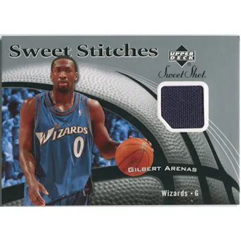 2006/07 Upper Deck Sweet Shot Stitches #GA Gilbert Arenas