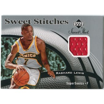 2006/07 Upper Deck Sweet Shot Stitches #RL Rashard Lewis