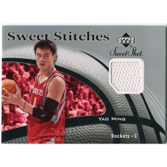 2006/07 Upper Deck Sweet Shot Stitches #YM Yao Ming