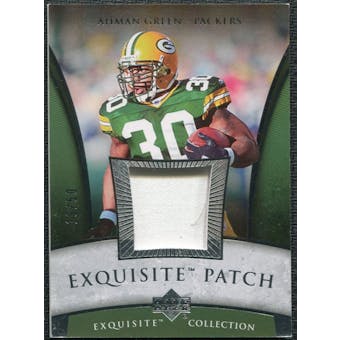 2006 Upper Deck Exquisite Collection Patch Silver #EPAG Ahman Green /50
