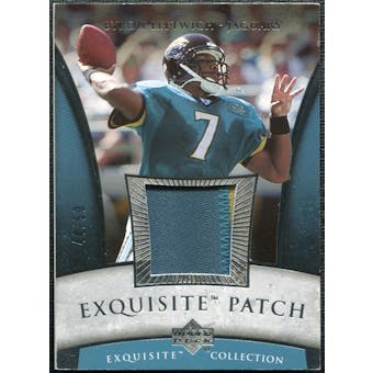 2006 Upper Deck Exquisite Collection Patch Silver #EPBL Byron Leftwich /50