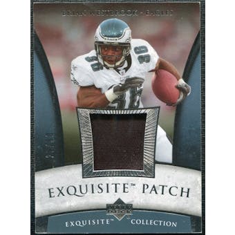 2006 Upper Deck Exquisite Collection Patch Silver #EPBW Brian Westbrook /50