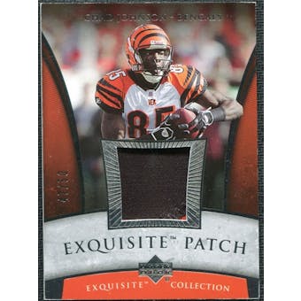 2006 Upper Deck Exquisite Collection Patch Silver #EPCJ Chad Johnson /50