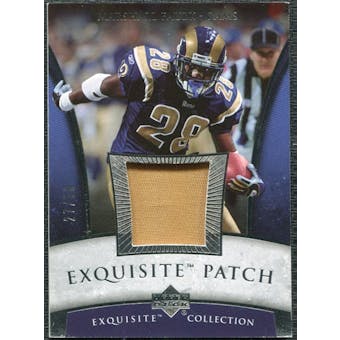 2006 Upper Deck Exquisite Collection Patch Silver #EPMF Marshall Faulk /50