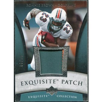2006 Upper Deck Exquisite Collection Patch Silver #EPRO Ronnie Brown /50