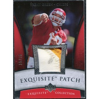 2006 Upper Deck Exquisite Collection Patch Silver #EPTG Trent Green /50