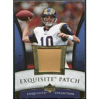 2006 Upper Deck Exquisite Collection Patch Gold #EPMB Marc Bulger /30