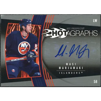 2006/07 Upper Deck Hot Prospects Hotagraphs #HMM Masi Marjamaki Autograph