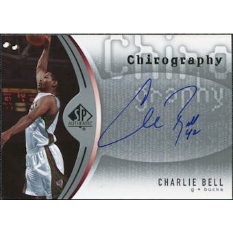 2006/07 Upper Deck SP Authentic Chirography #BE Charlie Bell Autograph