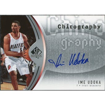2006/07 Upper Deck SP Authentic Chirography #IU Ime Udoka Autograph